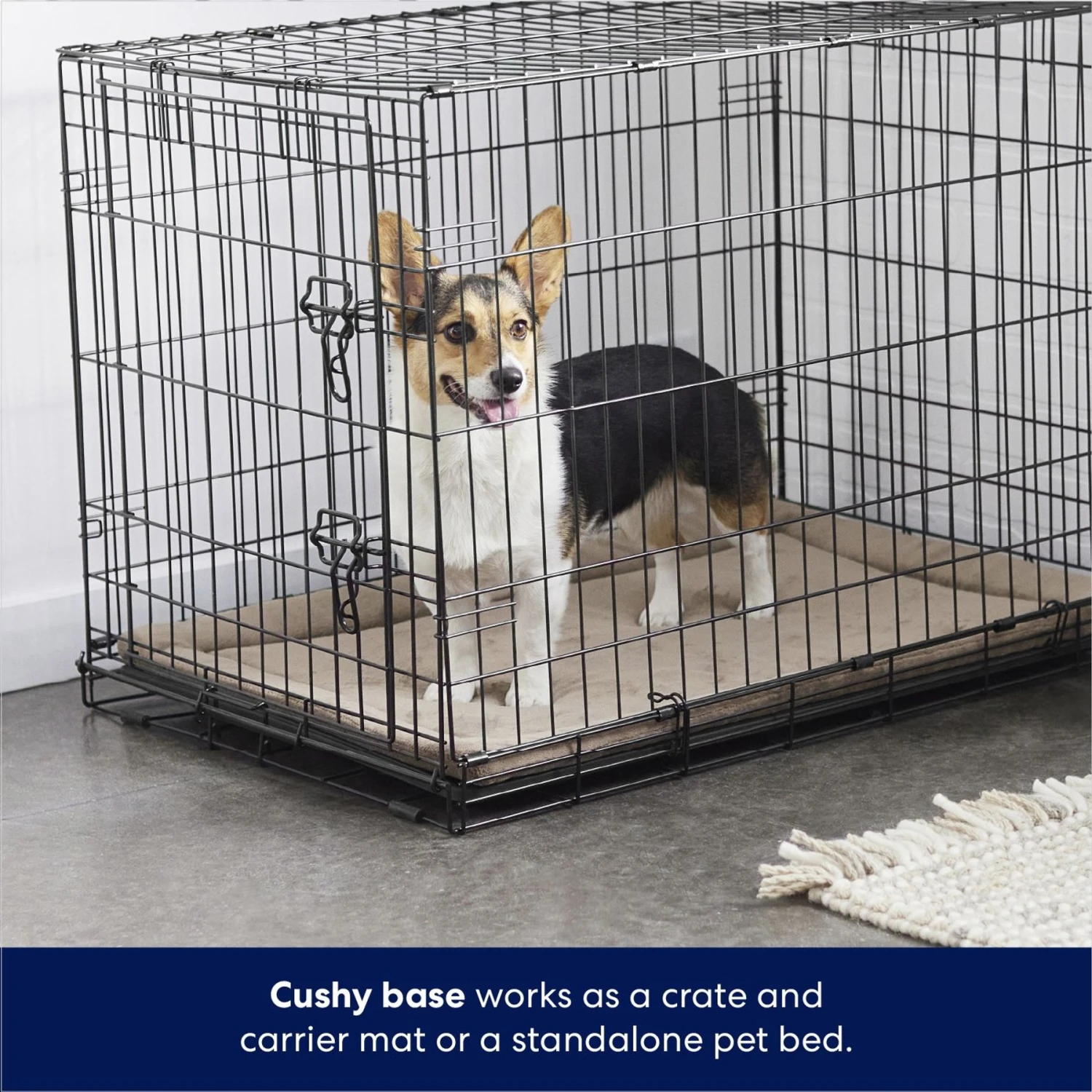 Frisco Micro Terry Dog Crate Mat 4 Frisco Micro Terry Dog Crate Mat - Image 4