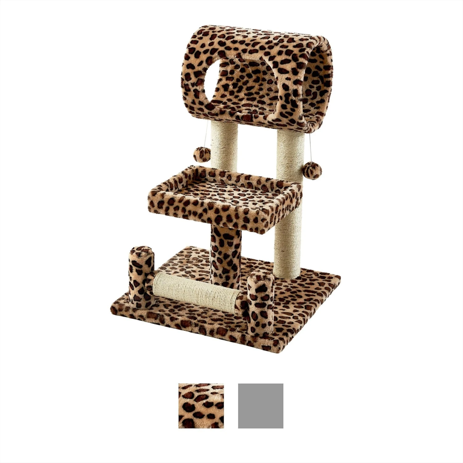 Frisco 28-in Faux Fur Cat Tree 6 Frisco 28-in Faux Fur Cat Tree - Image 6