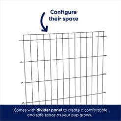 Frisco Heavy Duty Fold & Carry Double Door Collapsible Wire Dog Crate -Frisco Sales Store 109789 PT4. AC SS1800 V1667228667