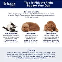 Frisco Plush Pillow Cat & Dog Bed W/ Removable Cover -Frisco Sales Store 129513 PT7. AC SS1800 V1668199313