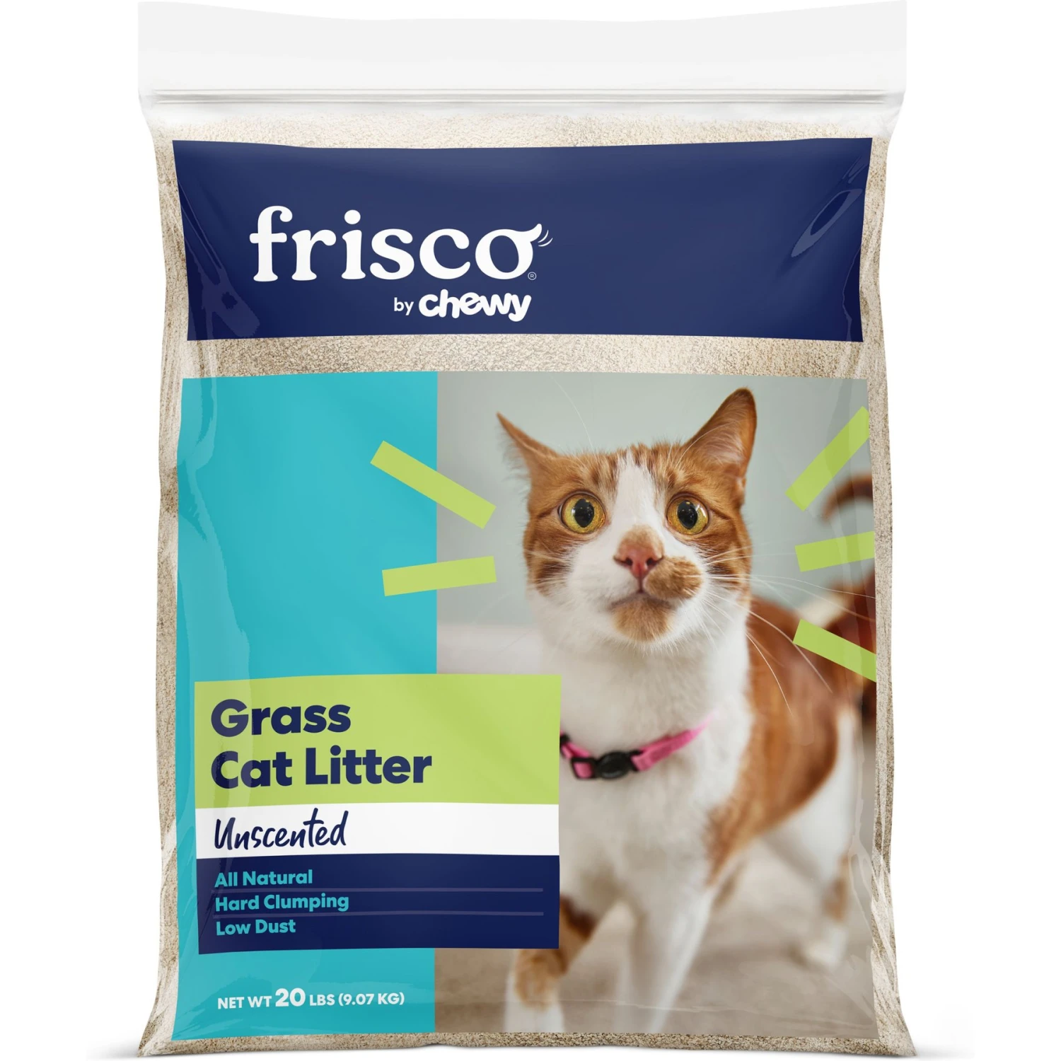 Frisco Natural Unscented Clumping Grass Cat Litter 1 Frisco Natural Unscented Clumping Grass Cat Litter