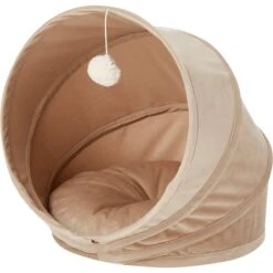Frisco Foldable Canopy Cat Bed, Sandy Beige 7 Frisco Foldable Canopy Cat Bed, Sandy Beige -Frisco Sales Store 140164 PT2. AC SS1800 V1565384035