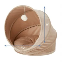 Frisco Foldable Canopy Cat Bed, Sandy Beige 8 Frisco Foldable Canopy Cat Bed, Sandy Beige -Frisco Sales Store 140164 PT3. AC SS1800 V1578441128