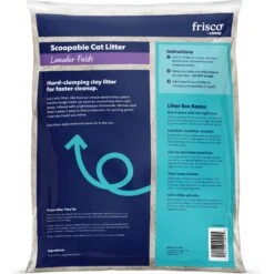 Frisco Lavender Fields Scented Clumping Clay Cat Litter, 40-lb Bag -Frisco Sales Store 142651 PT2. AC SS1800 V1657655544