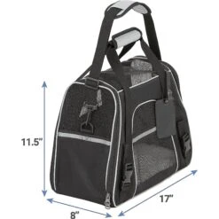 Frisco Basic Dog & Cat Carrier Bag, Black 10 Frisco Basic Dog & Cat Carrier Bag, Black -Frisco Sales Store 144985 PT3. AC SS1800 V1569025506