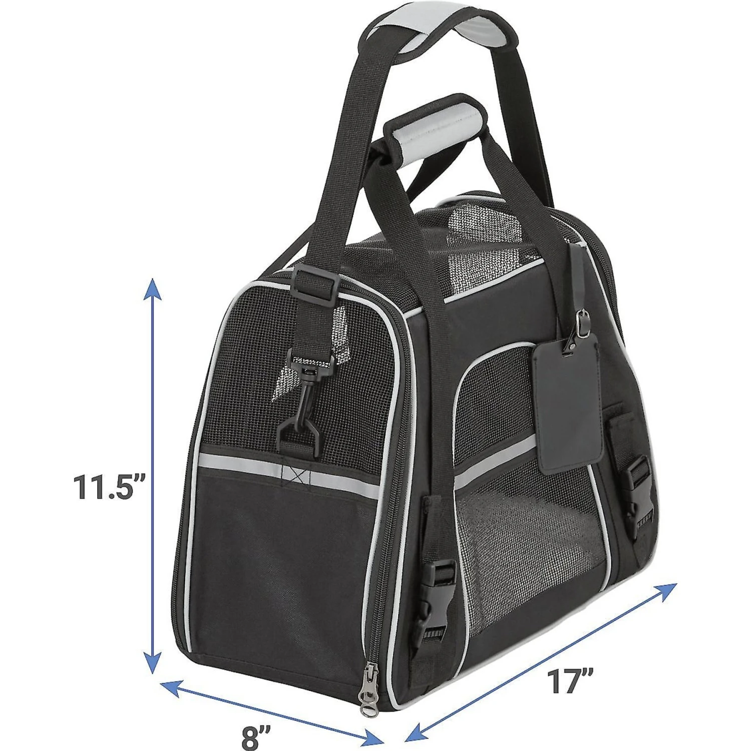 Frisco Basic Dog & Cat Carrier Bag, Black 3 Frisco Basic Dog & Cat Carrier Bag, Black - Image 3