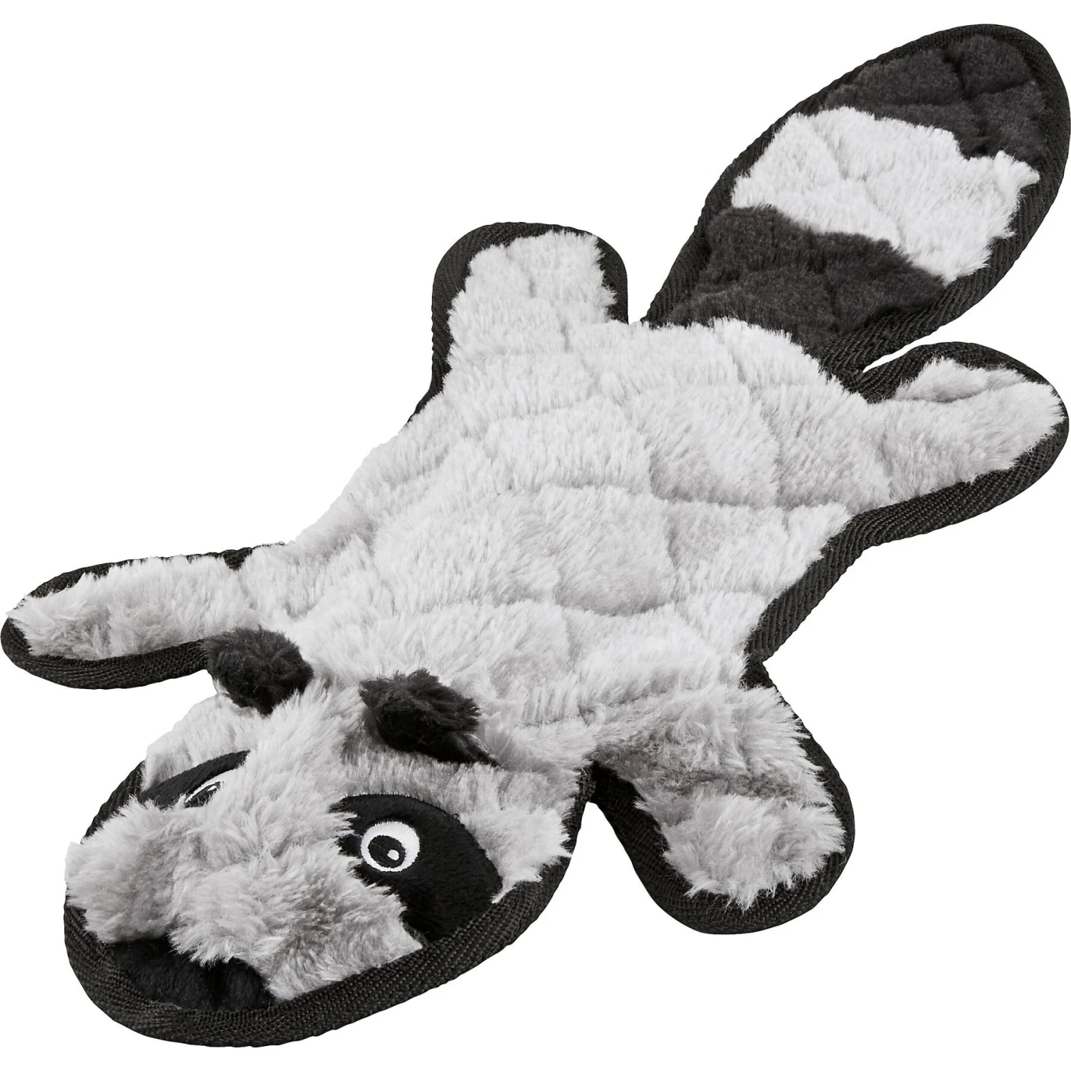 Frisco Raccoon Stuffing-Free Flat Plush Squeaky Dog Toy 1 Frisco Raccoon Stuffing-Free Flat Plush Squeaky Dog Toy
