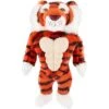 Frisco Tiger Muscle Plush Squeaky Dog Toy