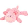 Frisco Corduroy Plush Squeaking Pig Dog Toy
