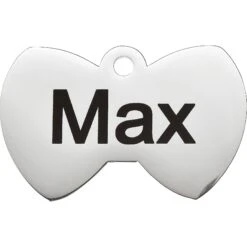 Frisco Stainless Steel Personalized Dog & Cat ID Tag, Bow Tie -Frisco Sales Store 152997 PT2. AC SS1800 V1548964668