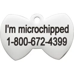 Frisco Stainless Steel Personalized Dog & Cat ID Tag, Bow Tie -Frisco Sales Store 152997 PT4. AC SS1800 V1548964681