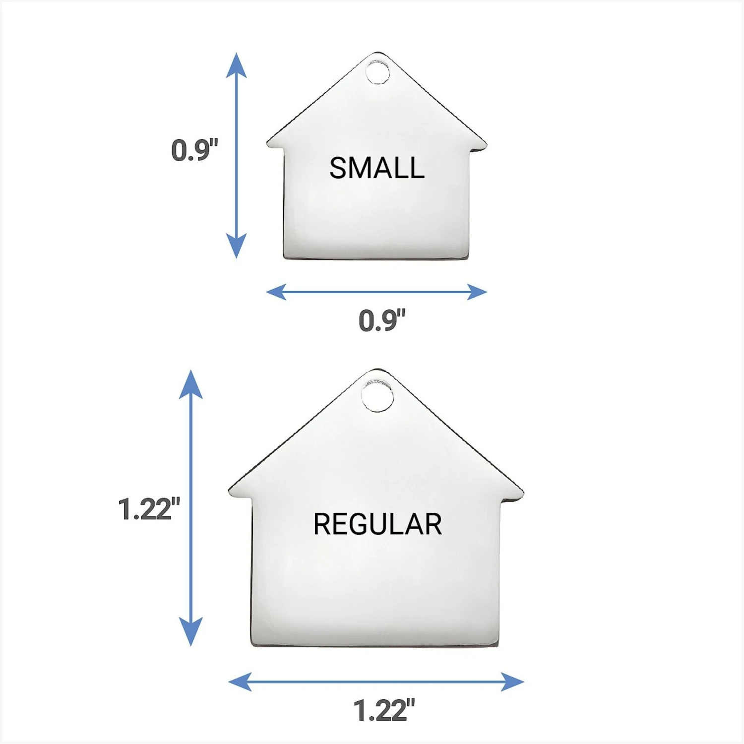 Frisco Stainless Steel Personalized Dog ID Tag, Dog House 7 Frisco Stainless Steel Personalized Dog ID Tag, Dog House - Image 7