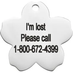 Frisco Stainless Steel Personalized Dog & Cat ID Tag, Flower 11 Frisco Stainless Steel Personalized Dog & Cat ID Tag, Flower -Frisco Sales Store 153002 PT4. AC SS1800 V1548964707