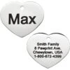 Frisco Personalized Dog & Cat ID Tag, Heart