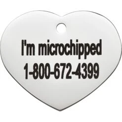 Frisco Personalized Dog & Cat ID Tag, Heart -Frisco Sales Store 153006 PT4. AC SS1800 V1548964756