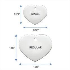 Frisco Personalized Dog & Cat ID Tag, Heart -Frisco Sales Store 153006 PT6. AC SS1800 V1541090218