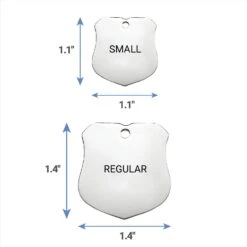 Frisco Stainless Steel Personalized Dog & Cat ID Tag, Badge -Frisco Sales Store 153009 PT6. AC SS1800 V1541783440