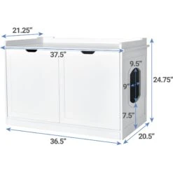 Frisco Decorative Bench Cat Litter Box Cover 9 Frisco Decorative Bench Cat Litter Box Cover -Frisco Sales Store 156788 PT3. AC SS1800 V1570480071