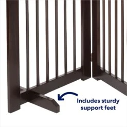 Frisco Deluxe Configurable 4-Panel Wood Dog Gate -Frisco Sales Store 156793 PT6. AC SS1800 V1666119641