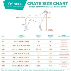 Frisco Fold & Carry Single Door Collapsible Wire Dog Crate -Frisco Sales Store 160808 PT2. AC SS1800 V1568641021