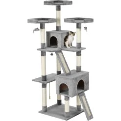 Frisco 72-in Faux Fur Cat Tree & Condo -Frisco Sales Store 163744 PT5. AC SS1800 V1584453168