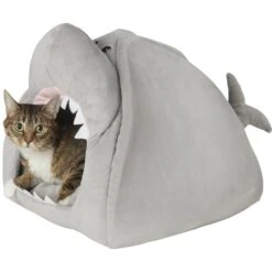 Frisco Novelty Shark Covered Cat & Dog Bed -Frisco Sales Store 165339 PT5. AC SS1800 V1578443454