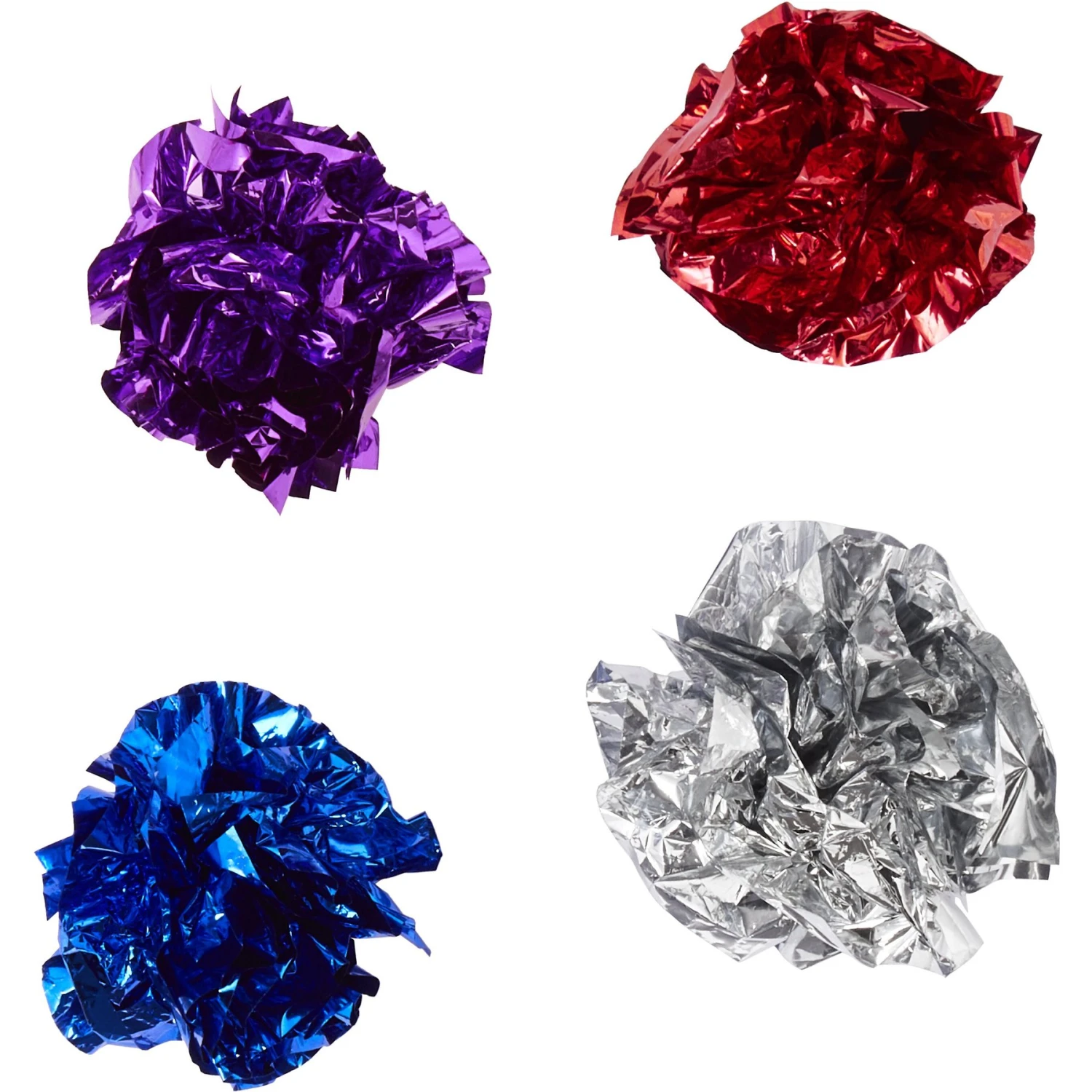 Frisco Colorful Crinkle Ball Cat Toy 1 Frisco Colorful Crinkle Ball Cat Toy