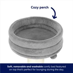 Frisco 24.8-in Heavy Duty Faux Fur Cat Tree -Frisco Sales Store 169397 PT3. AC SS1800 V1667229720