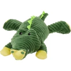 Frisco Alligator Corduroy Plush Squeaky Dog Toy