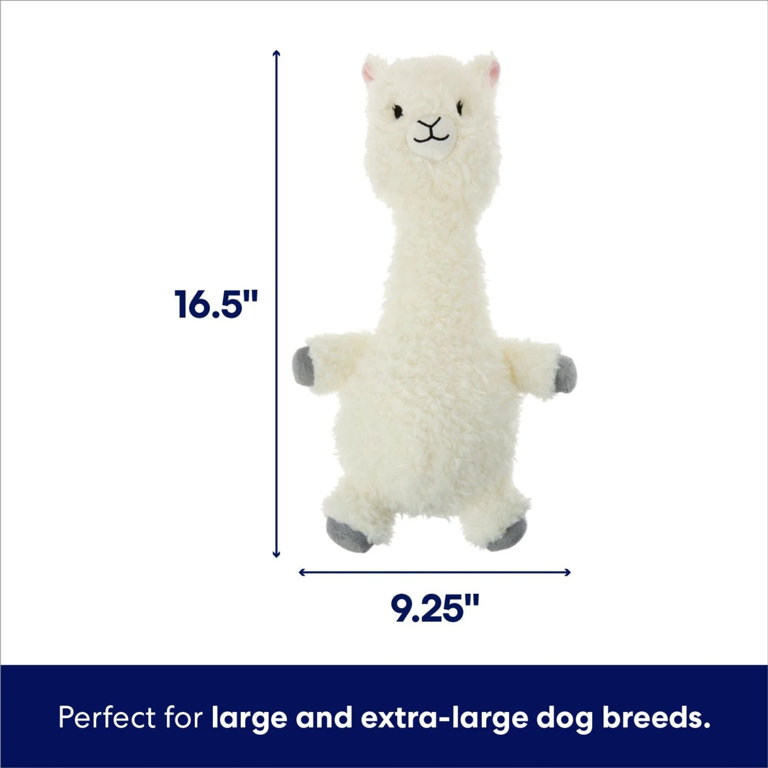 Frisco Llama Bobberz Plush Squeaky Dog Toy 2 Frisco Llama Bobberz Plush Squeaky Dog Toy - Image 2