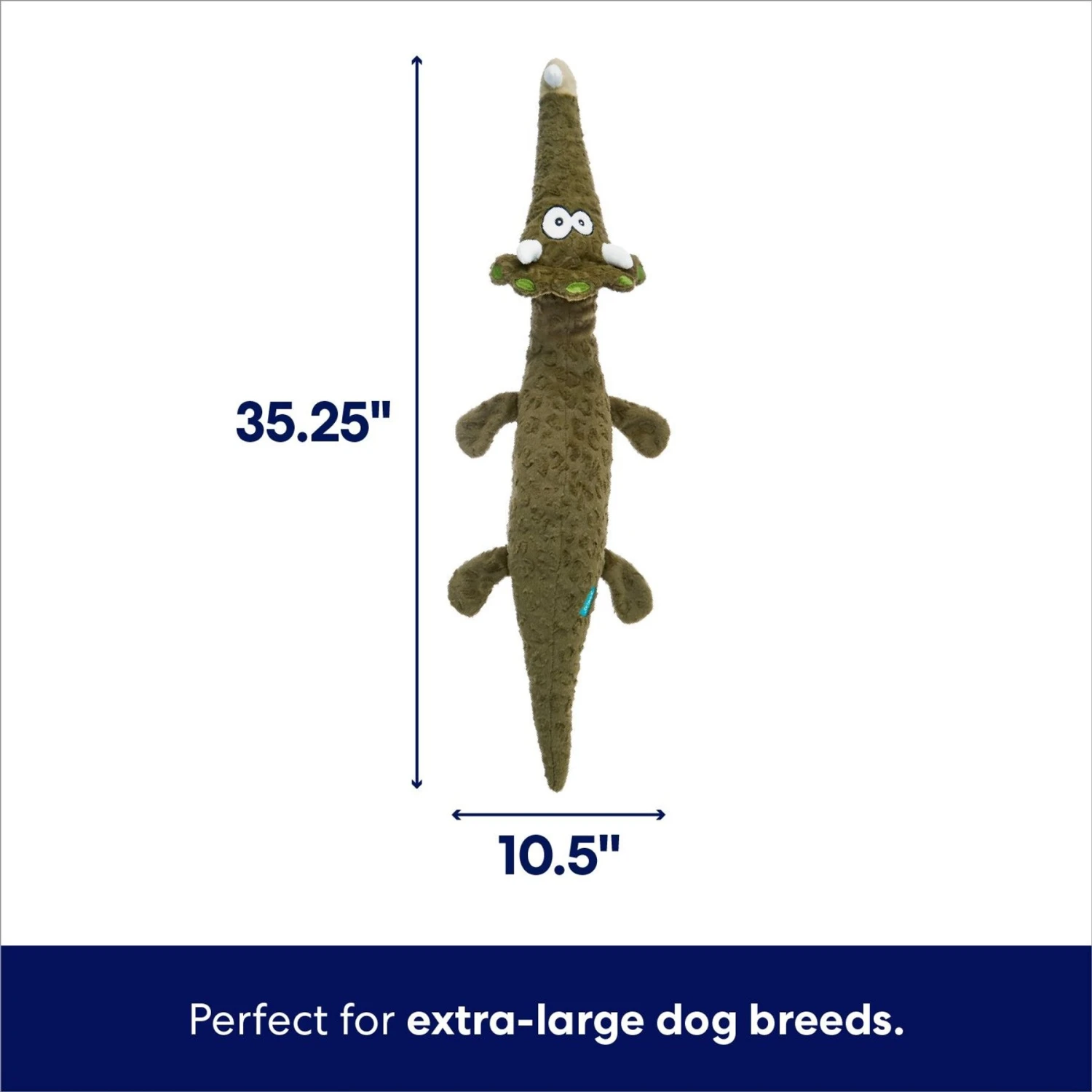 Frisco Triceratops Wagazoo Plush Squeaky Dog Toy 2 Frisco Triceratops Wagazoo Plush Squeaky Dog Toy - Image 2