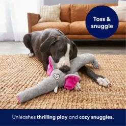 Frisco Elephant Wagazoo Plush Squeaky Dog Toy -Frisco Sales Store 174749 PT4. AC SS1800 V1695748378