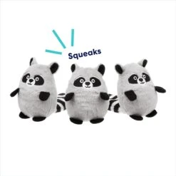 Frisco Trash Can & Raccoons Hide & Seek Puzzle Plush Squeaky Dog Toy Refills -Frisco Sales Store 174766 PT2. AC SS1800 V1691783908