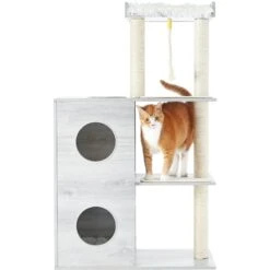 Frisco 52-in Modern Cat Tree & Condo -Frisco Sales Store 177911 PT5. AC SS1800 V1584453408