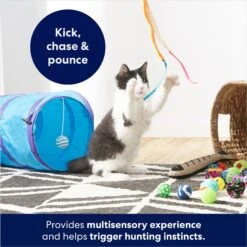 Frisco Plush, Teaser, Ball & Tri-Tunnel Variety Pack Cat Toy With Catnip, 20 Count -Frisco Sales Store 178161 PT3. AC SS1800 V1678723898