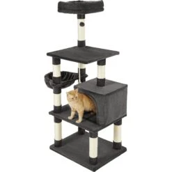 Frisco 59-in Faux Fur Cat Tree & Condo 13 Frisco 59-in Faux Fur Cat Tree & Condo -Frisco Sales Store 180387 PT5. AC SS1800 V1584453425