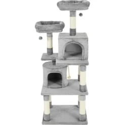 Frisco 61-in Faux Fur Cat Tree & Condo -Frisco Sales Store 180395 PT4. AC SS1800 V1584453066