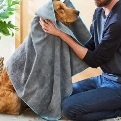 Frisco Microfiber Dog & Cat Bath Towel, Gray, 44-inch -Frisco Sales Store 206905 PT4. AC SS1800 V1680186385
