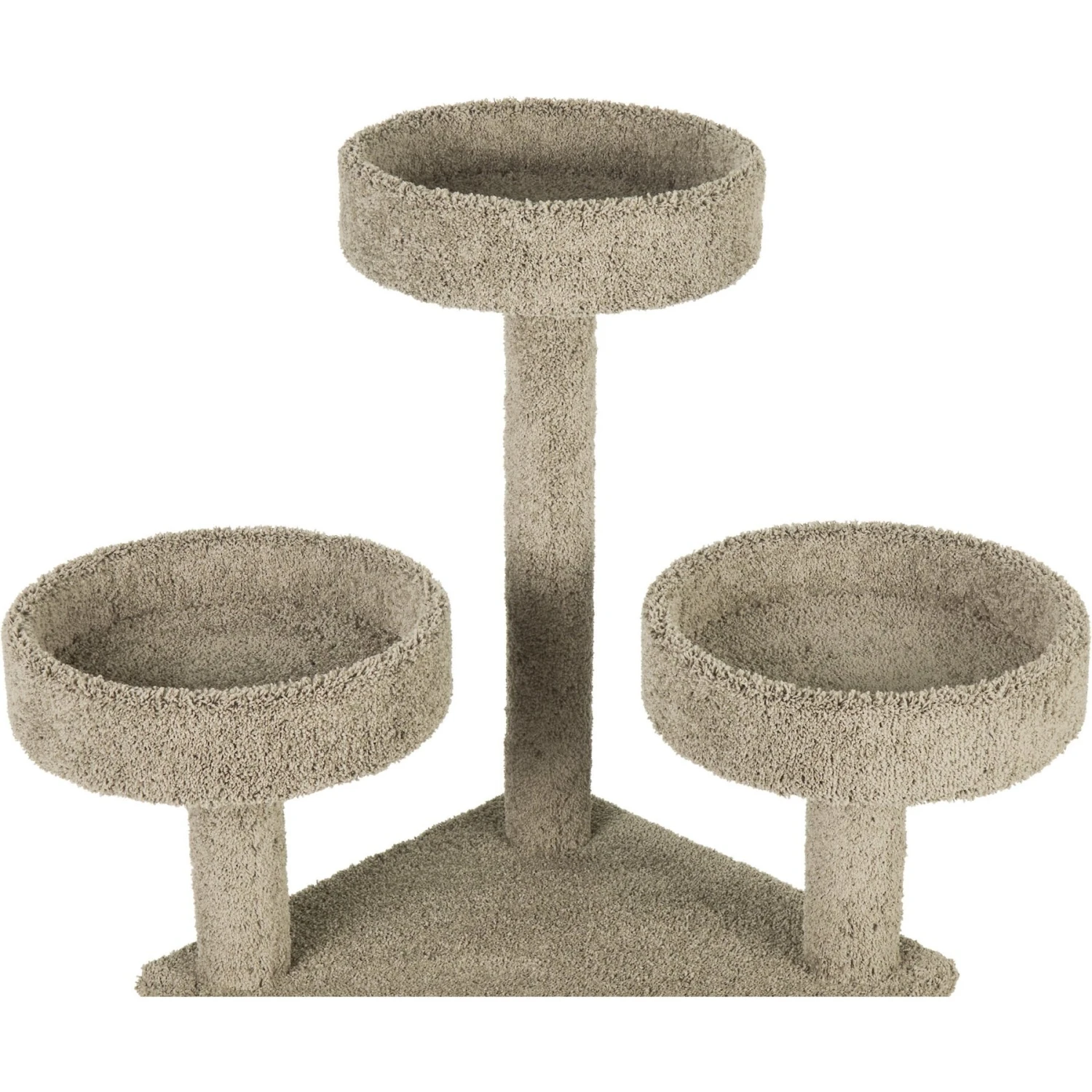 Frisco 65-in Real Carpet Scratch And Lounge Cat Tree 4 Frisco 65-in Real Carpet Scratch And Lounge Cat Tree - Image 4