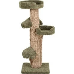 Frisco 49-in Tree-Shaped Real Carpet Wooden Cat Tree -Frisco Sales Store 208944 PT2. AC SS1800 V1647632784