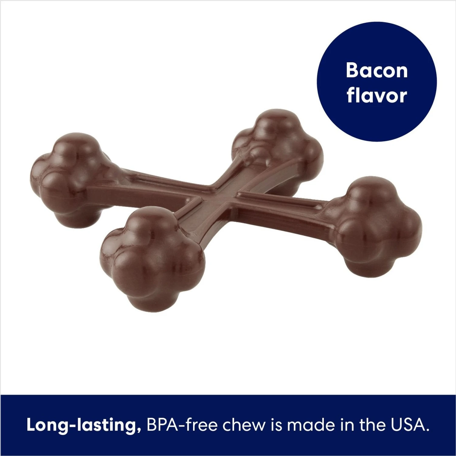 Frisco Bacon Flavor Tough Nylon Dog Chew Toy 3 Frisco Bacon Flavor Tough Nylon Dog Chew Toy - Image 3