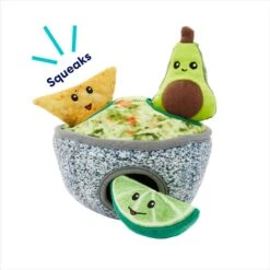 Frisco Guacamole Hide & Seek Puzzle Plush Squeaky Dog Toy -Frisco Sales Store 213830 PT3. AC SS1800 V1693337051