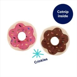 Frisco Donut Plush Cat Toy With Catnip -Frisco Sales Store 213850 PT2. AC SS1800 V1691784029