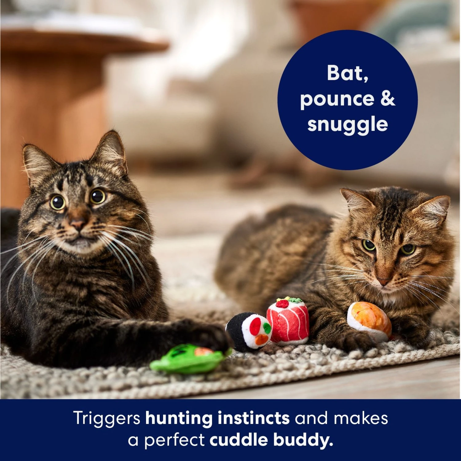 Frisco Sushi Plush Cat Toy With Catnip 4 Frisco Sushi Plush Cat Toy With Catnip - Image 4