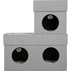 Frisco Single Cube Stackable And Collapsible Cat Condo -Frisco Sales Store 214367 PT6. AC SS1800 V1589908927