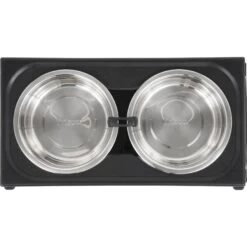 Frisco Stainless Steel Bowls With Adjustable Elevated Holder -Frisco Sales Store 216015 PT3. AC SS1800 V1591020388