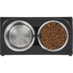 Frisco Stainless Steel Bowls With Adjustable Elevated Holder -Frisco Sales Store 216015 PT4. AC SS1800 V1591020390