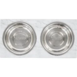 Frisco Marble Print Stainless Steel Double Elevated Dog Bowl 9 Frisco Marble Print Stainless Steel Double Elevated Dog Bowl -Frisco Sales Store 216017 PT3. AC SS1800 V1591020397