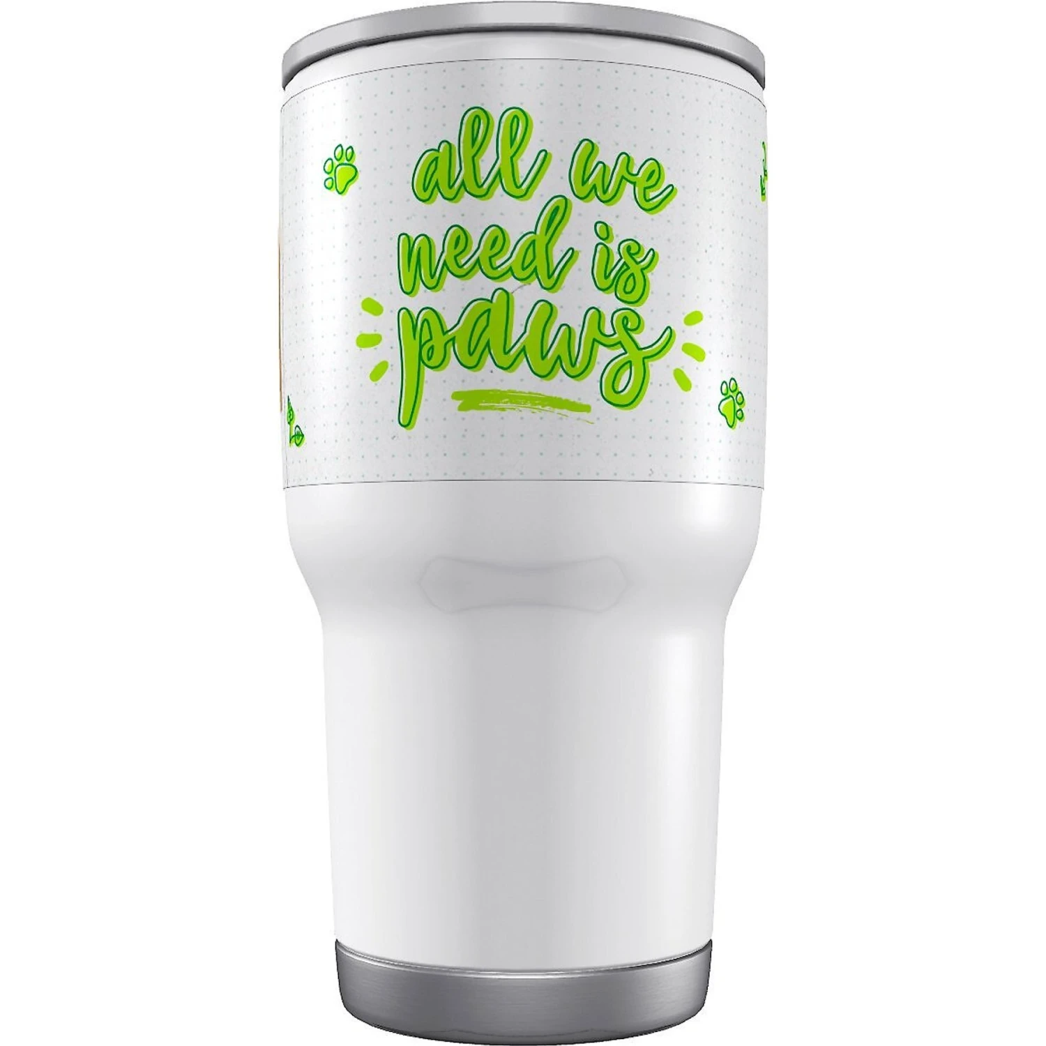 Frisco Double Walled "All We Need Is Paws" Personalized Tumbler 4 Frisco Double Walled "All We Need Is Paws" Personalized Tumbler - Image 4