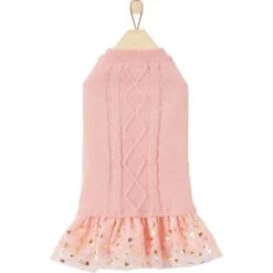 Frisco Cable Knit Dog & Cat Sweater Dress -Frisco Sales Store 223706 PT3. AC SS1800 V1599055627